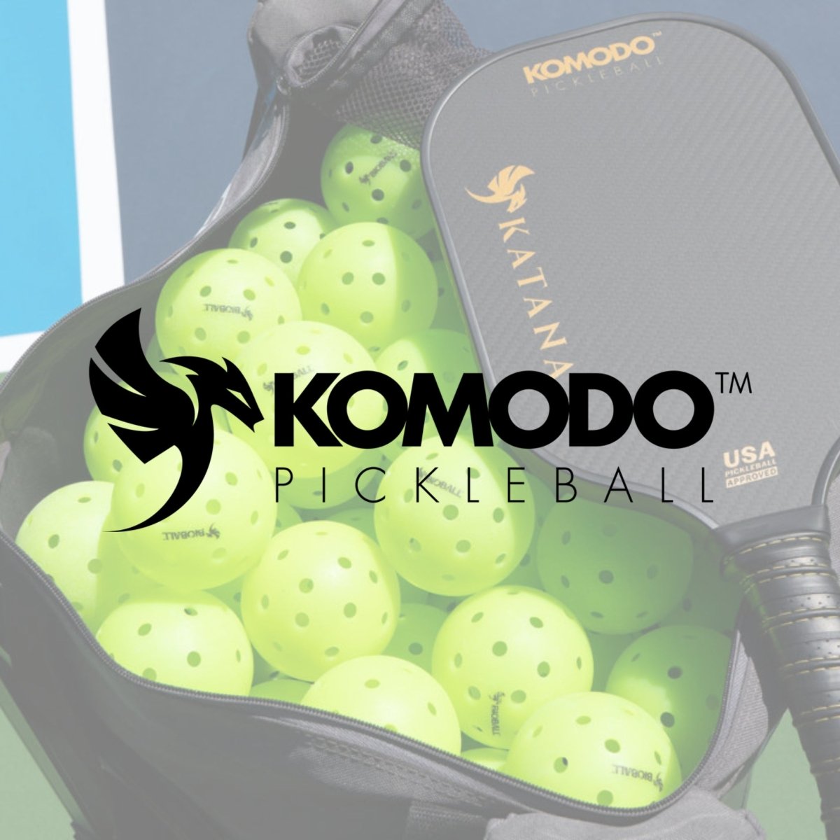 Raquettes et balles de pickleball Komodo