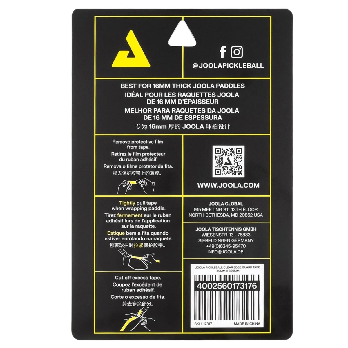JOOLA - Bandes de protection 30 mm JOOLA