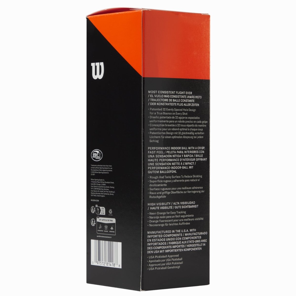 Wilson - Balles Wilson TRU 32 Indoor
