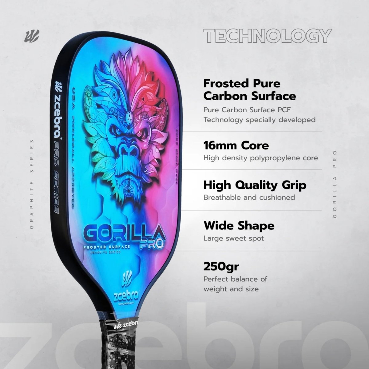 Zcebra - Raquette Zcebra Gorilla Pro