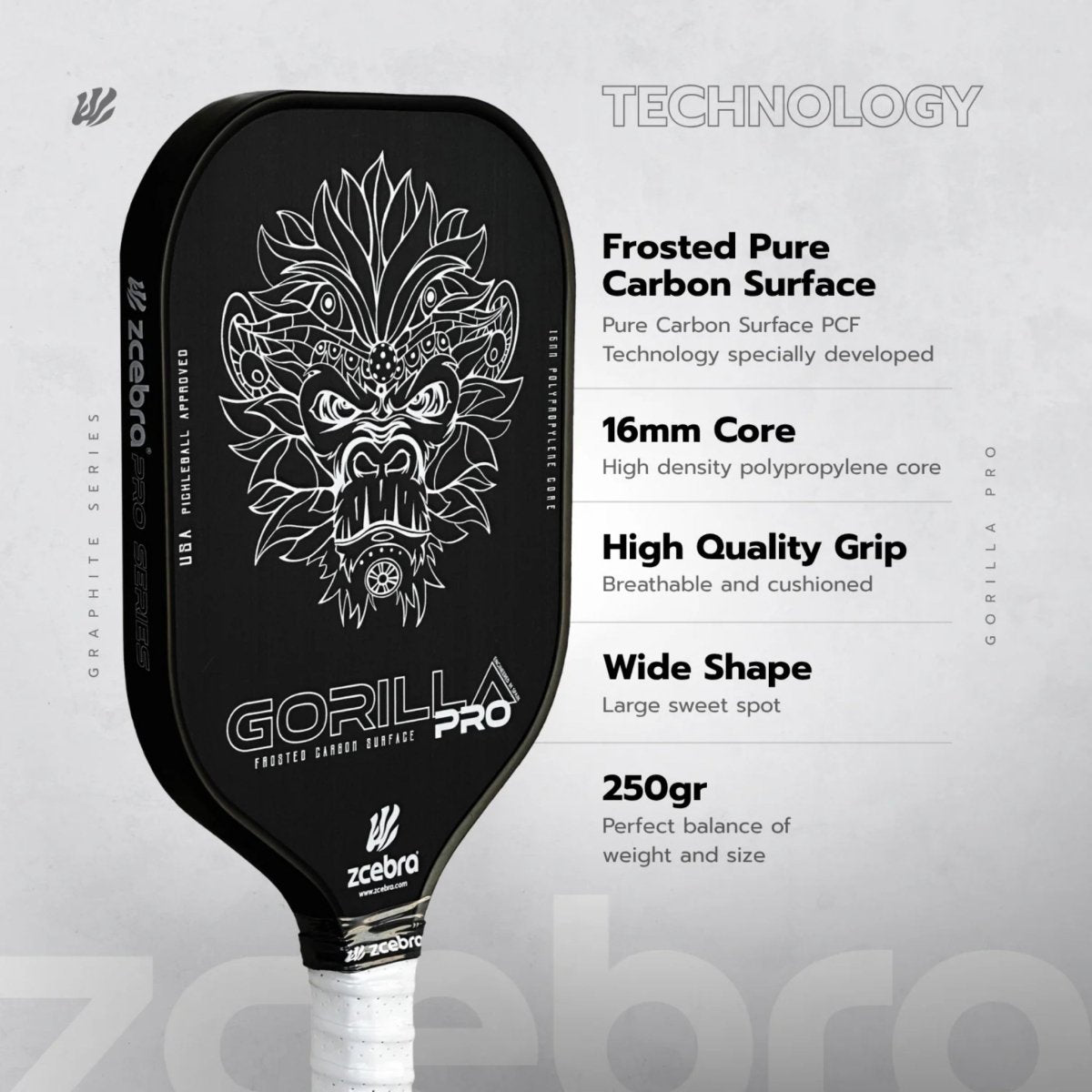 Zcebra - Raquette Zcebra Gorilla Pro