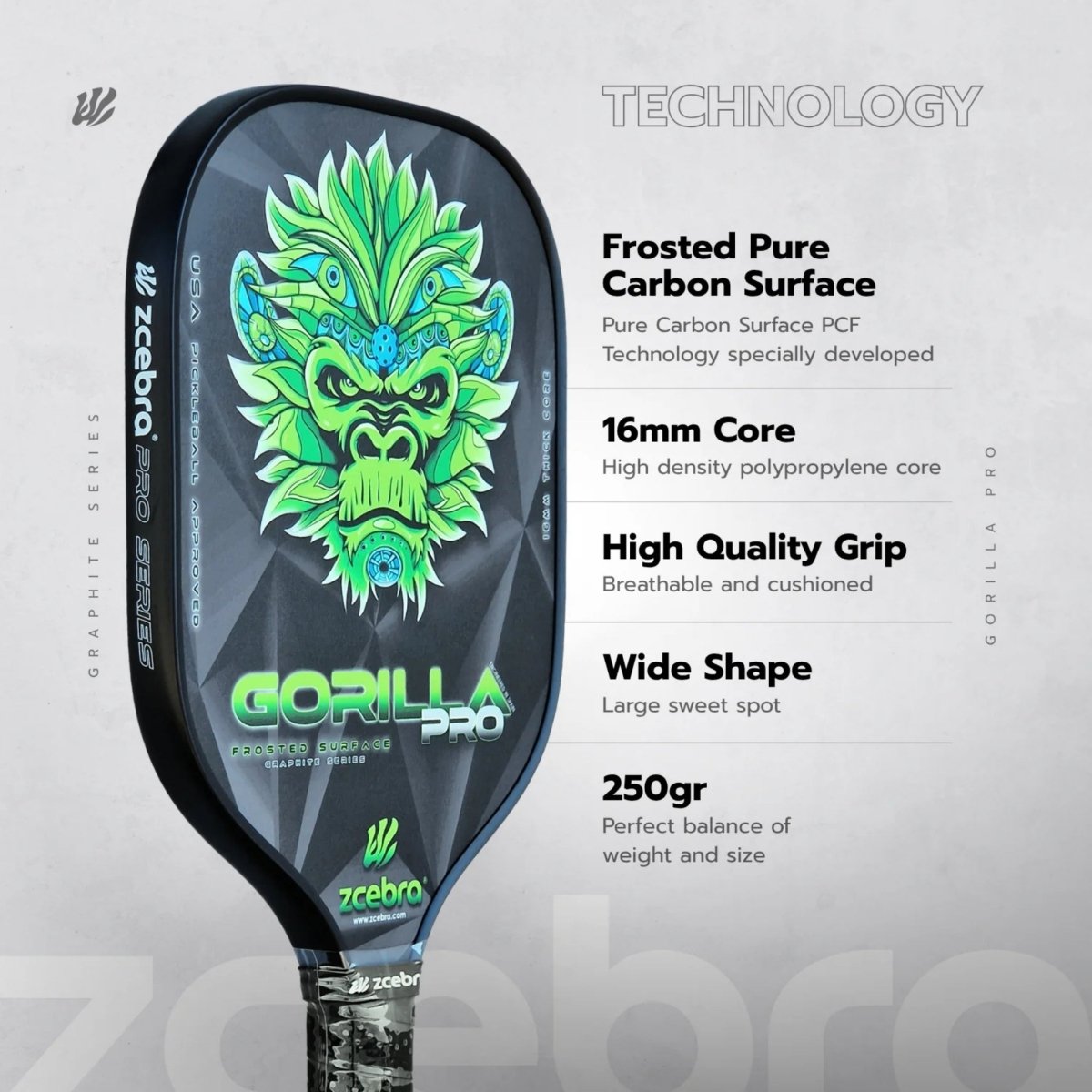 Zcebra - Raquette Zcebra Gorilla Pro