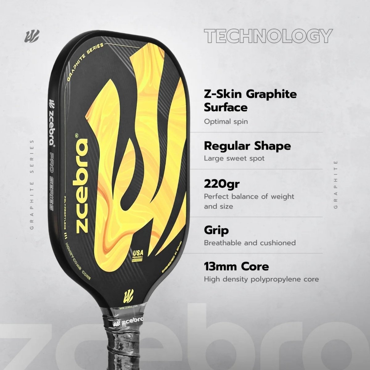 Zcebra - Raquette Zcebra Graphite