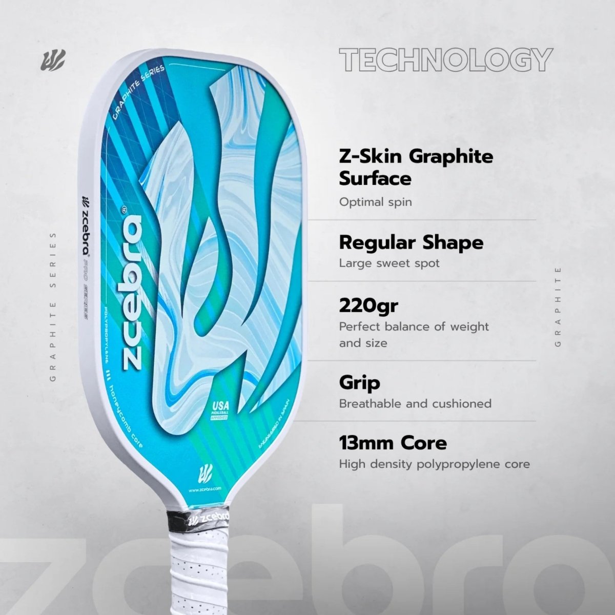 Zcebra - Raquette Zcebra Graphite